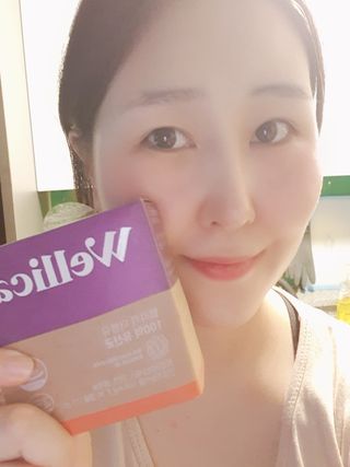 웰리카 더블유 100억 유산균 — 4.5점을 준 리뷰어가 2020년 12월 올린 사용 사진