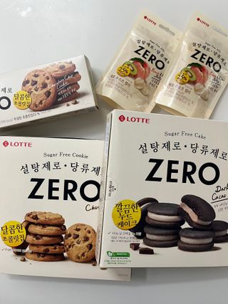 ZERO (초콜릿 칩 쿠키, 카카오 케이크, 후르츠 젤리, 아이스 콜라, 아이스 초코바) — 4.5점을 준 리뷰어가 2022년 6월 올린 사용 사진