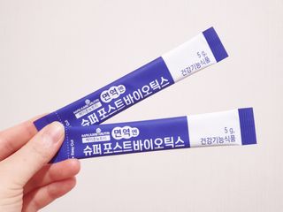 메이준뉴트리 슈퍼 포스트바이오틱스 — 5점을 준 리뷰어가 2021년 3월 올린 사용 사진