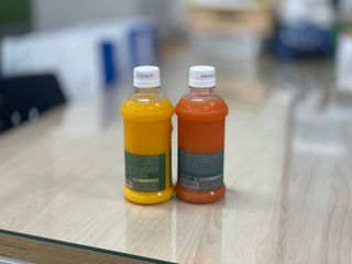 탐라원 제주의 맛, 몬딱주스 4종세트 - 한라봉몬딱주스, 천혜향몬딱주스, 청귤에이드, 당근몬딱주스 — 5점을 준 리뷰어가 2021년 8월 올린 사용 사진