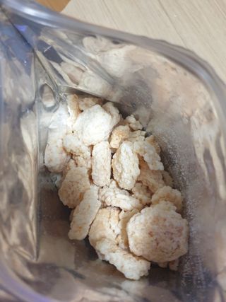 미즈꼬레아 치즈맛 누룽지크리스피 — 5점을 준 리뷰어가 2022년 2월 올린 사용 사진