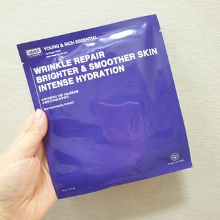 101스킨 영앤리치 하이드로겔 마스크팩 — 5점을 준 리뷰어가 2021년 2월 올린 사용 사진