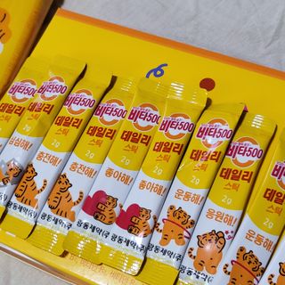 광동생활건강 [광동] 비타 500 데일리 스틱 VB, VC를 함유한 멀티비타민 30포+30포 — 5점을 준 리뷰어가 2022년 7월 올린 사용 사진