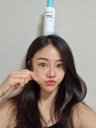 리더스코스메틱 리더스 카밍 바이오틱스 에센스 워터 — 5점을 준 리뷰어가 2021년 9월 올린 사용 사진