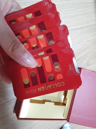 프리마인 귀족의 콜라겐, 92배 흡수율. 럭셔리 프리미엄 셀라브 콜라겐필름 30매 — 5점을 준 리뷰어가 2021년 9월 올린 사용 사진
