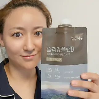 일일하우 슬리밍 플랜B 고소한 귀리맛, 진한 카카오맛 (체중조절식) — 5점을 준 리뷰어가 2023년 7월 올린 사용 사진
