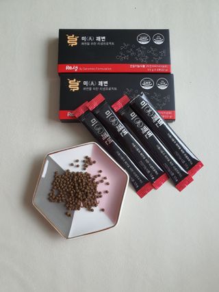 새롬바이오 리생 [미쾌변] 차전자피 식이섬유 건강기능식품 3팩 — 5점을 준 리뷰어가 2021년 7월 올린 사용 사진