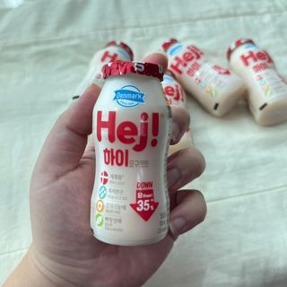 덴마크 *[구매평]하이(Hej!) 브랜드 패키지(요구르트, 그릭요거트) — 5점을 준 리뷰어가 2025년 10월 올린 사용 사진