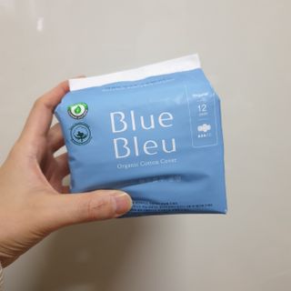 블루블루 유기농 순면 커버 생리대 — 5점을 준 리뷰어가 2021년 2월 올린 사용 사진