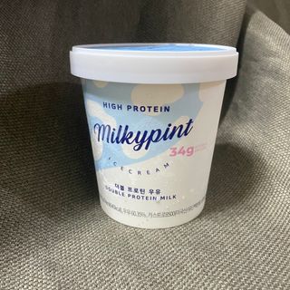 밀키파인트 더블 프로틴 우유 — 5점을 준 리뷰어가 2021년 8월 올린 사용 사진