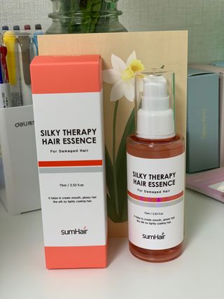 썸헤어 / SUMHAIR 썸헤어 실키 테라피 헤어 에센스 — 5점을 준 리뷰어가 2021년 6월 올린 사용 사진