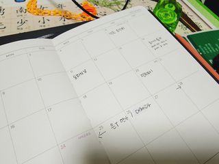 리훈 2023년 이야기다이어리 숏 날짜형 — 5점을 준 리뷰어가 2023년 1월 올린 사용 사진