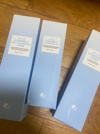 페브유 / FABYOU 페브유 pH5.5 캐모마일 젤 클렌징 폼 + 클렌징 오일 + 토너 3종 세트 — 4점을 준 리뷰어가 2021년 7월 올린 사용 사진
