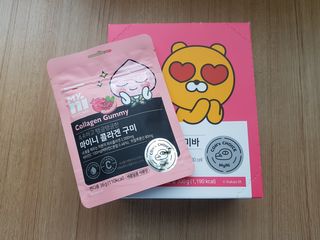 일동제약 마이니 마이니 늘씬날씬 콜라겐 세트 — 5점을 준 리뷰어가 2021년 3월 올린 사용 사진