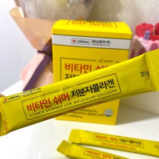 자연에온 경남제약 비타민 쉬머 저분자콜라겐 20g x 30포 — 5점을 준 리뷰어가 2021년 12월 올린 사용 사진