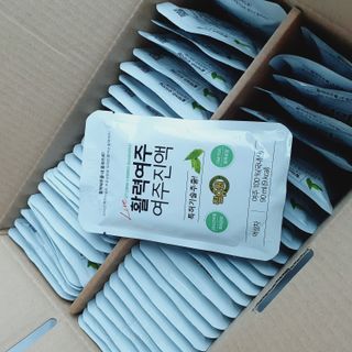 참유원 특허제조 활력 여주진액 여주즙 50포 — 5점을 준 리뷰어가 2022년 1월 올린 사용 사진