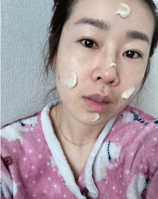 약손명가코스메틱 헤르비스 아로마 크림팩 50ml — 4.5점을 준 리뷰어가 2021년 3월 올린 사용 사진