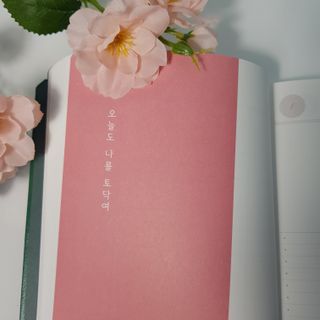 응원과 위로가 필요한 당신에게  리훈 하고싶은말 스터디 플래너 — 4.5점을 준 리뷰어가 2021년 3월 올린 사용 사진