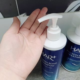 헤어플러스 단백질탈모샴푸 500ml+단백질본드앰플 145ml — 4점을 준 리뷰어가 2021년 3월 올린 사용 사진