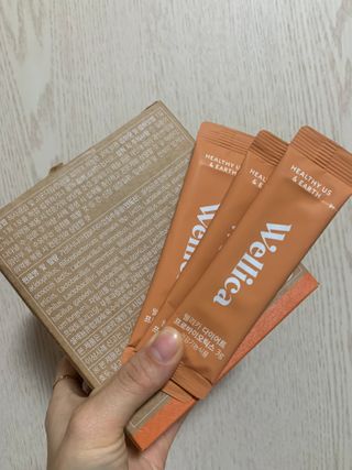 웰리카 다이어트 프로바이오틱스 — 4점을 준 리뷰어가 2021년 1월 올린 사용 사진