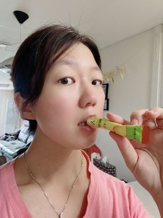 비타앤C 레몬맛, 망고맛 — 4.5점을 준 리뷰어가 2021년 7월 올린 사용 사진