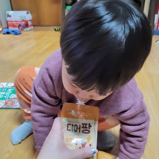 [몸엔용] 우리 아이 건강간식, 달콤한 녹용곤약젤리 디어팡 4종 — 5점을 준 리뷰어가 2022년 4월 올린 사용 사진