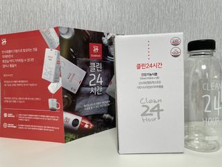 클린24시간 1BOX(5포) + 전용보틀(500ml) — 5점을 준 리뷰어가 2022년 10월 올린 사용 사진