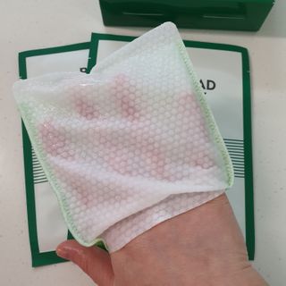 엄마의목욕탕레시피 바디 필링 패드_8매입 — 4점을 준 리뷰어가 2021년 2월 올린 사용 사진
