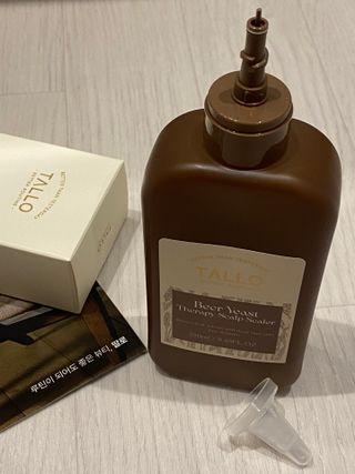 딸로 맥주효모 두피스케일러 / 각질&노폐물 타파 두피 딥-클렌징 — 4점을 준 리뷰어가 2024년 2월 올린 사용 사진