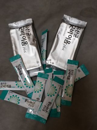 프리마인 유산균 국가지정연구소 선정, 살아있는 생유산균 200억 마리의 힘. 유산균n굿바이옴플러스 — 5점을 준 리뷰어가 2021년 10월 올린 사용 사진