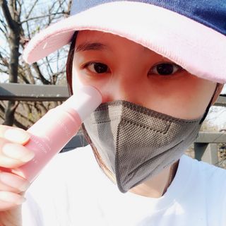 스킨큐어 산다화 카멜리아 안티 링클 멀티밤 — 5점을 준 리뷰어가 2022년 4월 올린 사용 사진