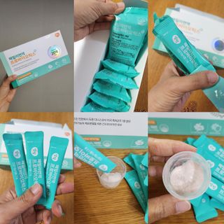 앙팡 패밀리면역 프로바이오틱스 2g x 100포 — 5점을 준 리뷰어가 2022년 10월 올린 사용 사진