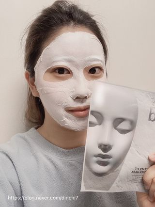 아이디플라코스메틱 페이스핏 플라스터 마스크 _ 리뉴얼 — 5점을 준 리뷰어가 2022년 4월 올린 사용 사진