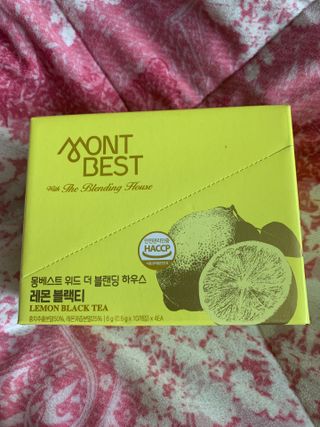 몽베스트 위드더 블랜딩 하우스 _레몬 블랙티 — 4점을 준 리뷰어가 2022년 12월 올린 사용 사진