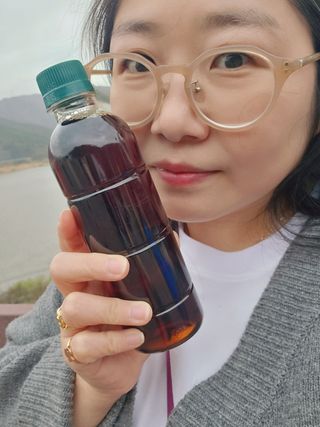 무라벨 바리스타룰스 디카페인 아메리카노 — 5점을 준 리뷰어가 2024년 4월 올린 사용 사진