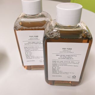 랑팡 병풀추출물150ml+어성초추출물150ml+스킨빅패드60매 — 5점을 준 리뷰어가 2021년 10월 올린 사용 사진