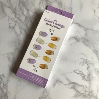 [네일가게] 햇빛에 닿으면 색이 변하는 신기한 햇살 반전 네일스티커 — 3.5점을 준 리뷰어가 2021년 8월 올린 사용 사진