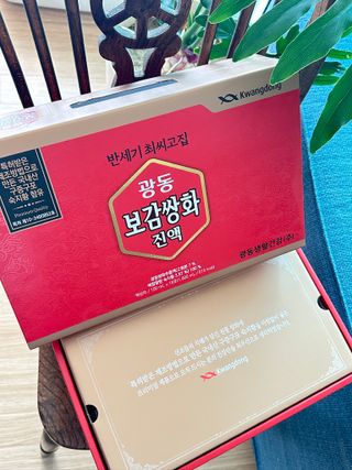 광동생활건강 [광동]진하고 깊은 풍미, 광동 보감쌍화진액 100mL * 18포 — 5점을 준 리뷰어가 2024년 6월 올린 사용 사진
