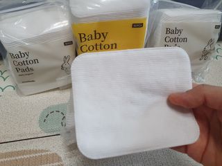 디어엘로디 프리미엄 유기농 유아 솜티슈 40매 3Pack +60매 1Pack 혼합형 — 5점을 준 리뷰어가 2021년 4월 올린 사용 사진