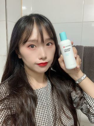 리더스코스메틱 리더스 카밍 바이오틱스 에센스 워터 — 4점을 준 리뷰어가 2021년 6월 올린 사용 사진