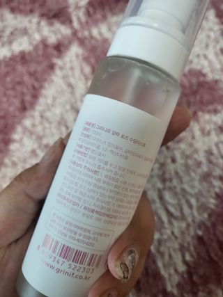 그리니프 유기농 갈락 로즈 수딩미스트 100ml — 5점을 준 리뷰어가 2023년 3월 올린 사용 사진