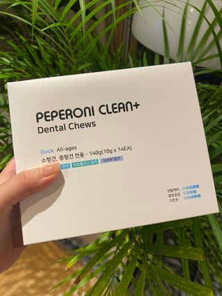 페페로니 클린플러스 덴탈오리껌 10g x 14p — 5점을 준 리뷰어가 2021년 7월 올린 사용 사진
