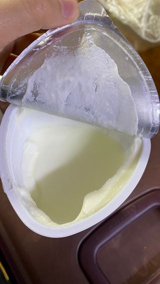 떠먹는불가리스 마이플레인 요거트 435g 6개입 — 4점을 준 리뷰어가 2021년 2월 올린 사용 사진