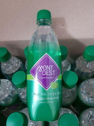몽베스트 Montbest with Sparkling water Lime20병 — 5점을 준 리뷰어가 2021년 10월 올린 사용 사진