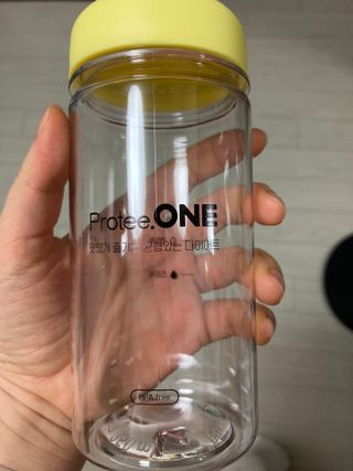 프로티원 단백질쉐이크 곡물맛 2주분 1통+보틀 — 5점을 준 리뷰어가 2021년 3월 올린 사용 사진