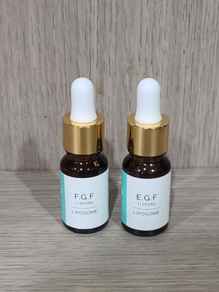랑팡 EGF+FGF 10ppm 리포좀 앰플 원액 10ml — 5점을 준 리뷰어가 2021년 11월 올린 사용 사진
