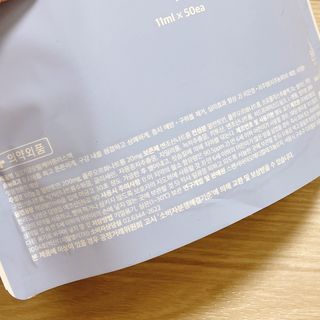 실크가글 실크단백질 함유 구강청결제 11ml 50포 — 4.5점을 준 리뷰어가 2021년 9월 올린 사용 사진