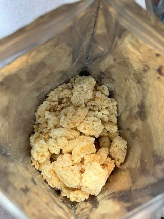미즈꼬레아 치즈맛 누룽지크리스피 — 5점을 준 리뷰어가 2022년 3월 올린 사용 사진