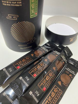 프리마인 자체 기업부설 연구소에서 찾아낸 건강한 수면의 비밀.  슬립토 플러스 30포 — 5점을 준 리뷰어가 2021년 11월 올린 사용 사진