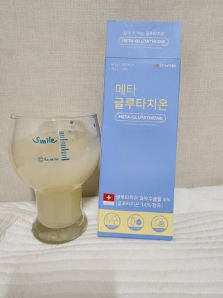 메타웰빙 GC녹십자웰빙 메타 글루타치온 — 4.5점을 준 리뷰어가 2022년 10월 올린 사용 사진